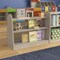 Flash Furniture Bright Beginnings Commercial 3-Shelf, 2-Sided Wooden Classroom Storage Unit w/Clear Divider, Natural MK-KE19233-GG - alternate 2
